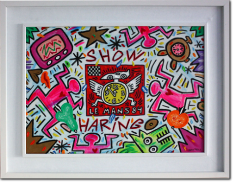Bruno Donzelli - Show Haring  - cm 50x70