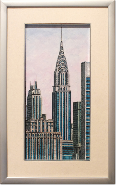 Tonino Caputo - Crysler cm 40X20 Tecnica Mista e Tempera alla Caseina su Tela